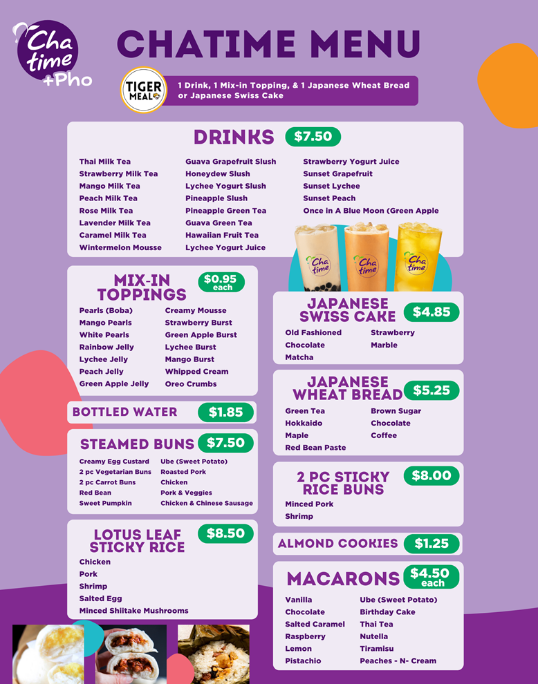 chatime menu