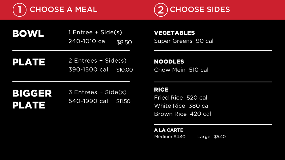 panda express menu 1