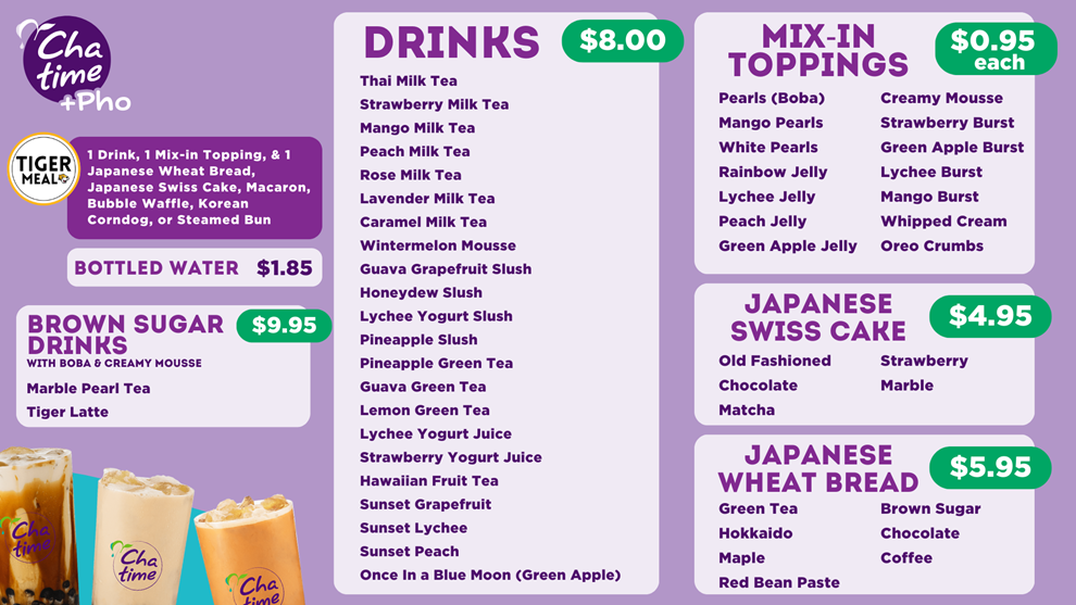chatime menu screen 1
